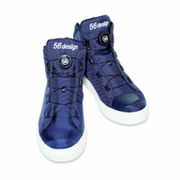 56design｜フィフティシックス デザイン ライディング シューズ｜スニーカータイプ｜ネイビー×レッド