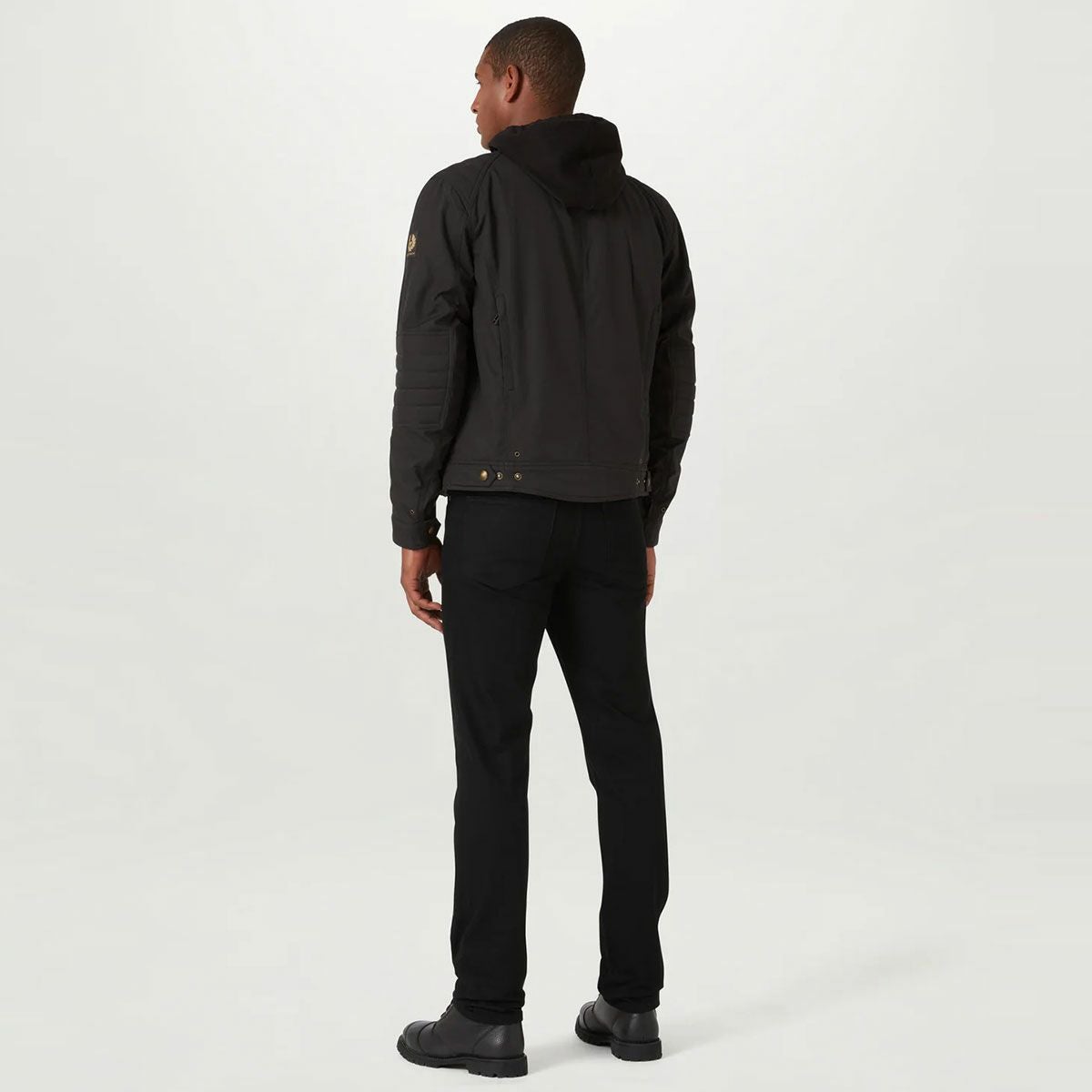 BELSTAFF｜ロバーツ モーターサイクル ジャケット｜アウター｜ブラック｜モデル着用