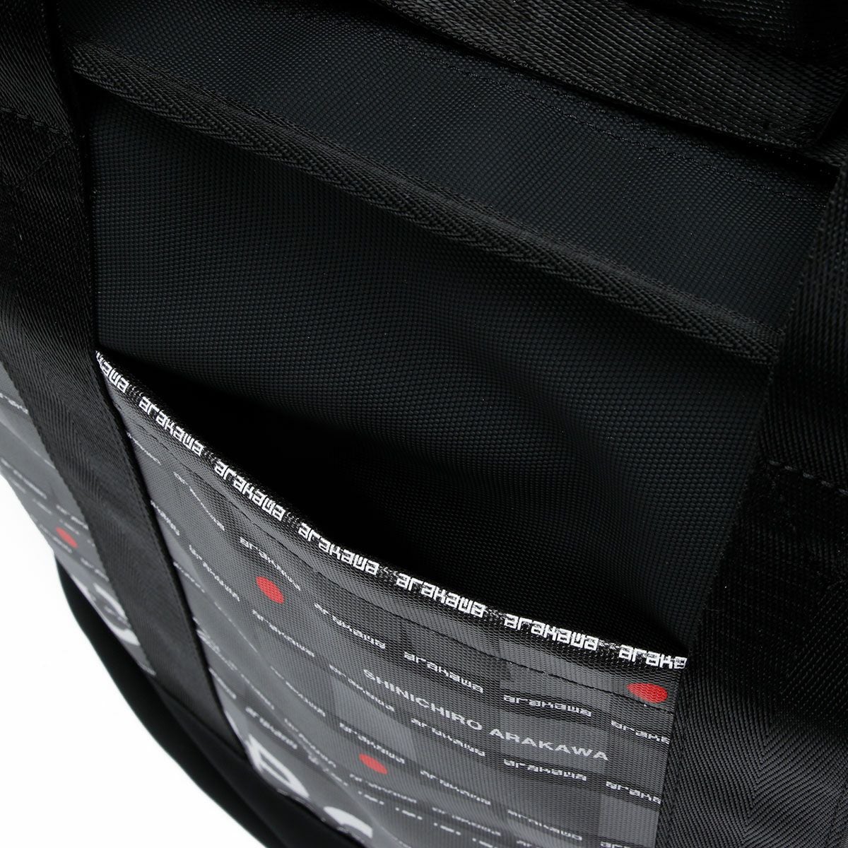 SHINICHIRO ARAKAWA｜ヘルメットバッグ大｜トートバッグ｜ブラック