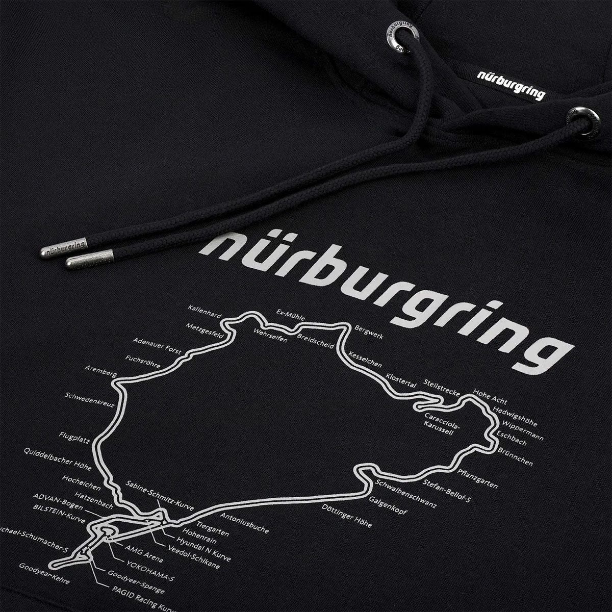 Nurburgring｜ニュルブルクリンク RACETRACK フーディ｜ウェア｜ブラック