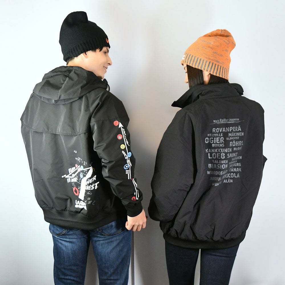 WRC｜WRCブルゾン’25｜ウェア｜ブラック｜モデル着用