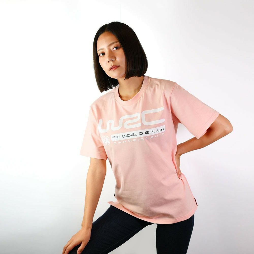 WRC｜ベーシックT｜ウェア｜ピンク｜モデル着用
