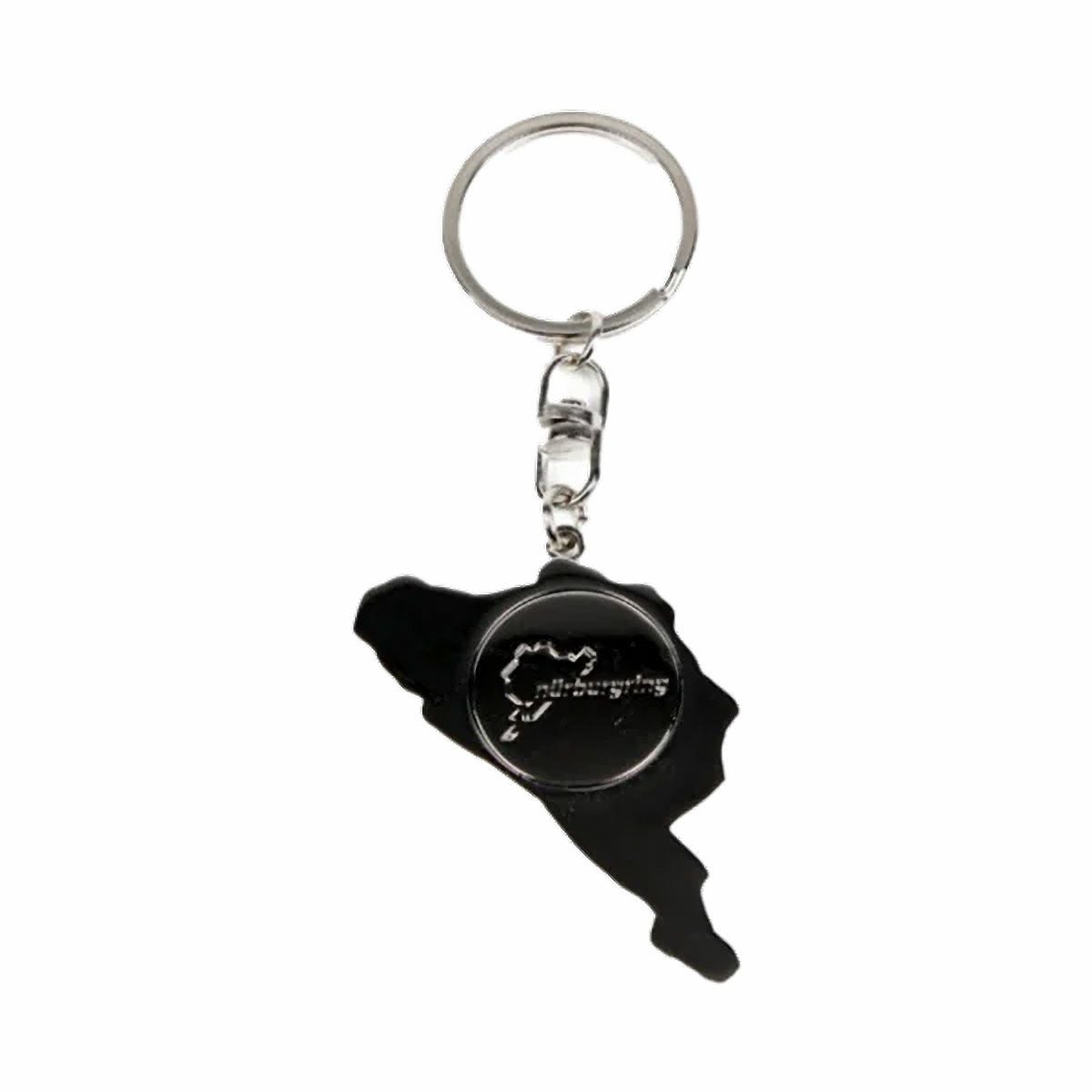 Nurburgring｜シルエット キーチェーン｜キーホルダー｜ブラック