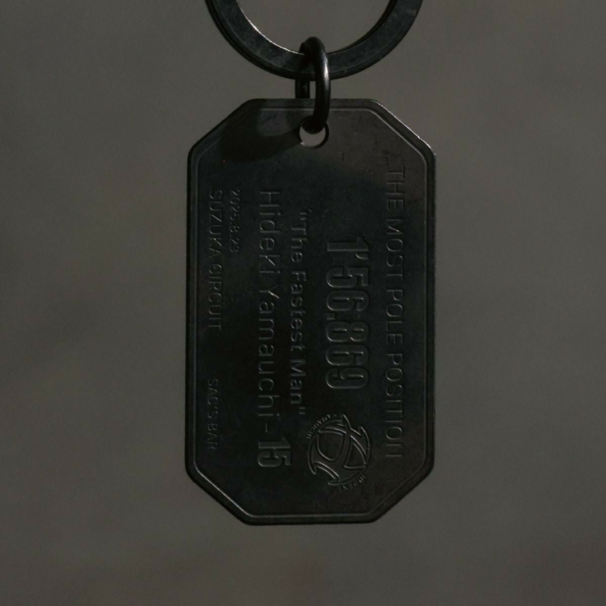 SUBARU｜レーシングドライバー 山内英輝 最多ポールポジション15回記念 真鍮キーホルダー IYS-003 SUBARU スバル｜キーホルダー｜ブラック