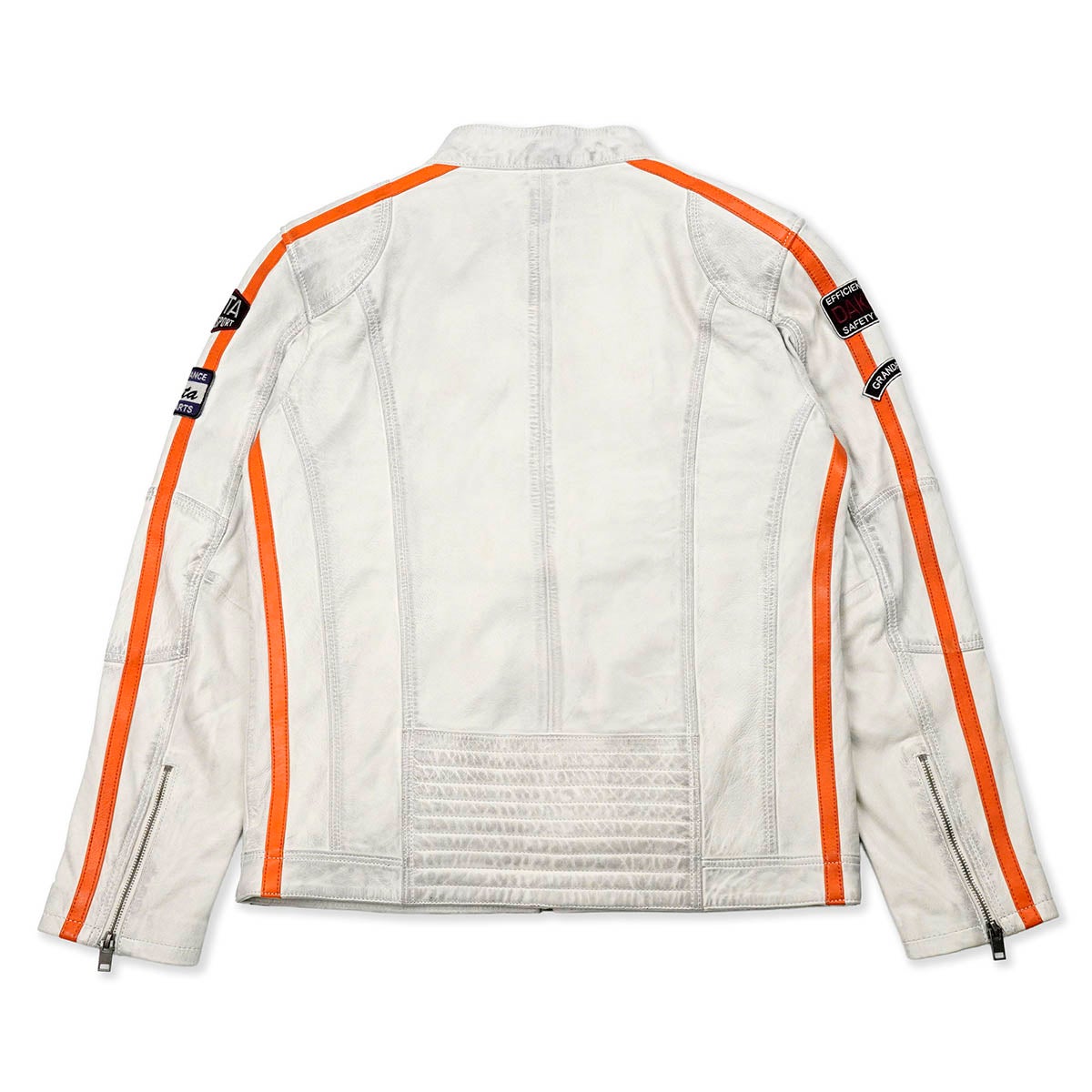 GULF｜D.K.ヴィンテージ レーシング ジャケット｜アウター｜オフホワイト｜モデル着用