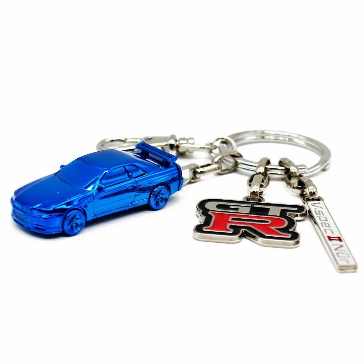 日産スカイライン GT-R (BNR34) 3D キーリング BLUE EDITION 5000個