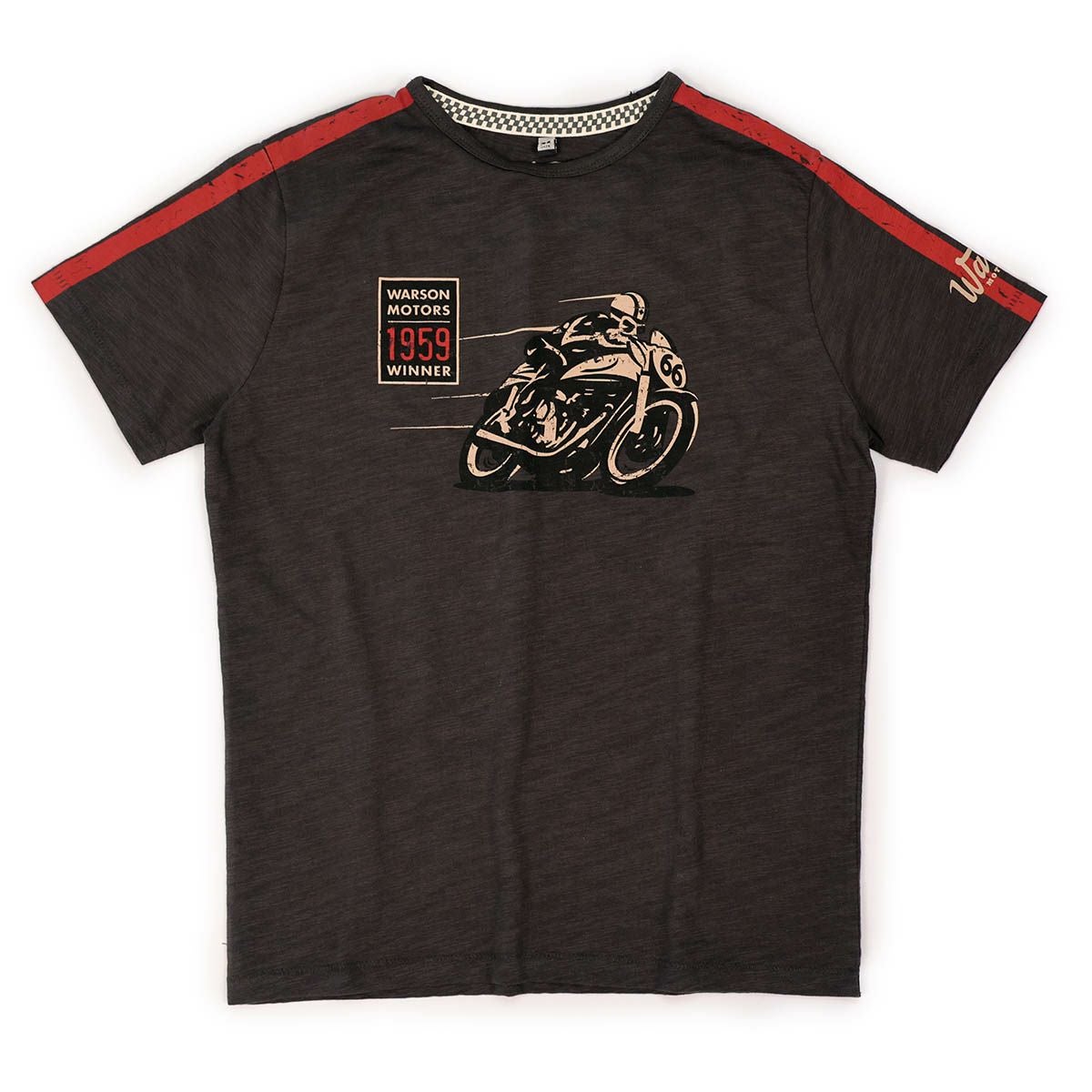 Warson Motors｜ジョー・シフェール 1959 モーターサイクル Tシャツ｜ウェア｜カーボン