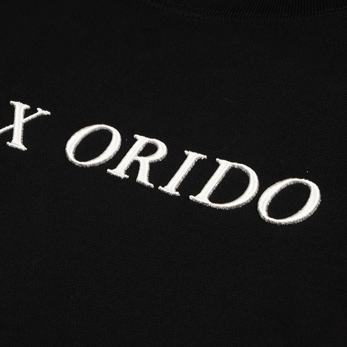 MAX ORIDO｜MAX ORIDO 3D クルーネック｜スウェット｜ブラック