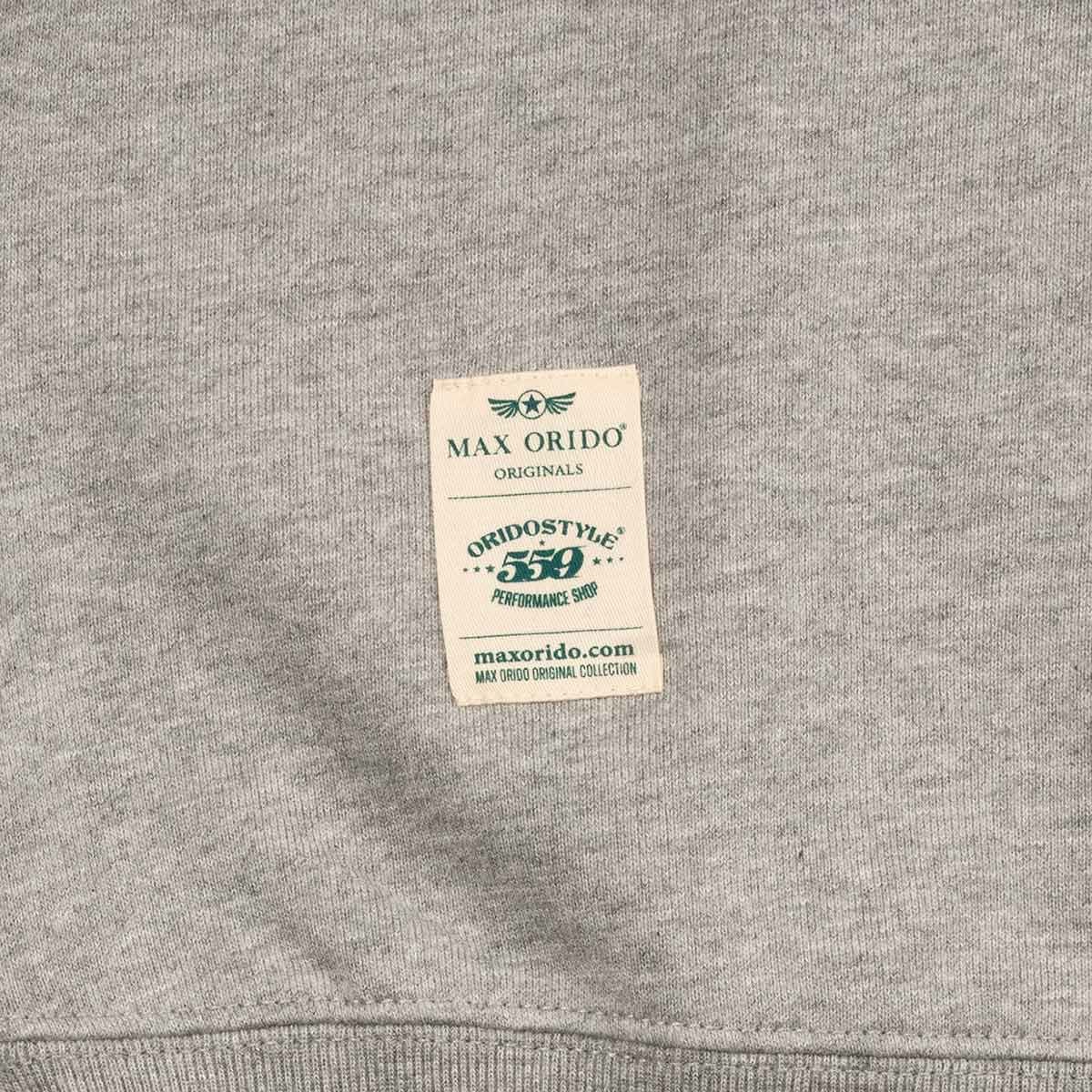 MAX ORIDO｜MAX ORIDO 559 グレー クルーネック｜スウェット