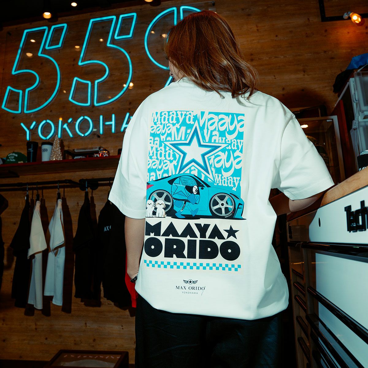 MAX ORIDO｜MAX ORIDO Maaya 86 Tシャツ｜ウェア｜モデル着用