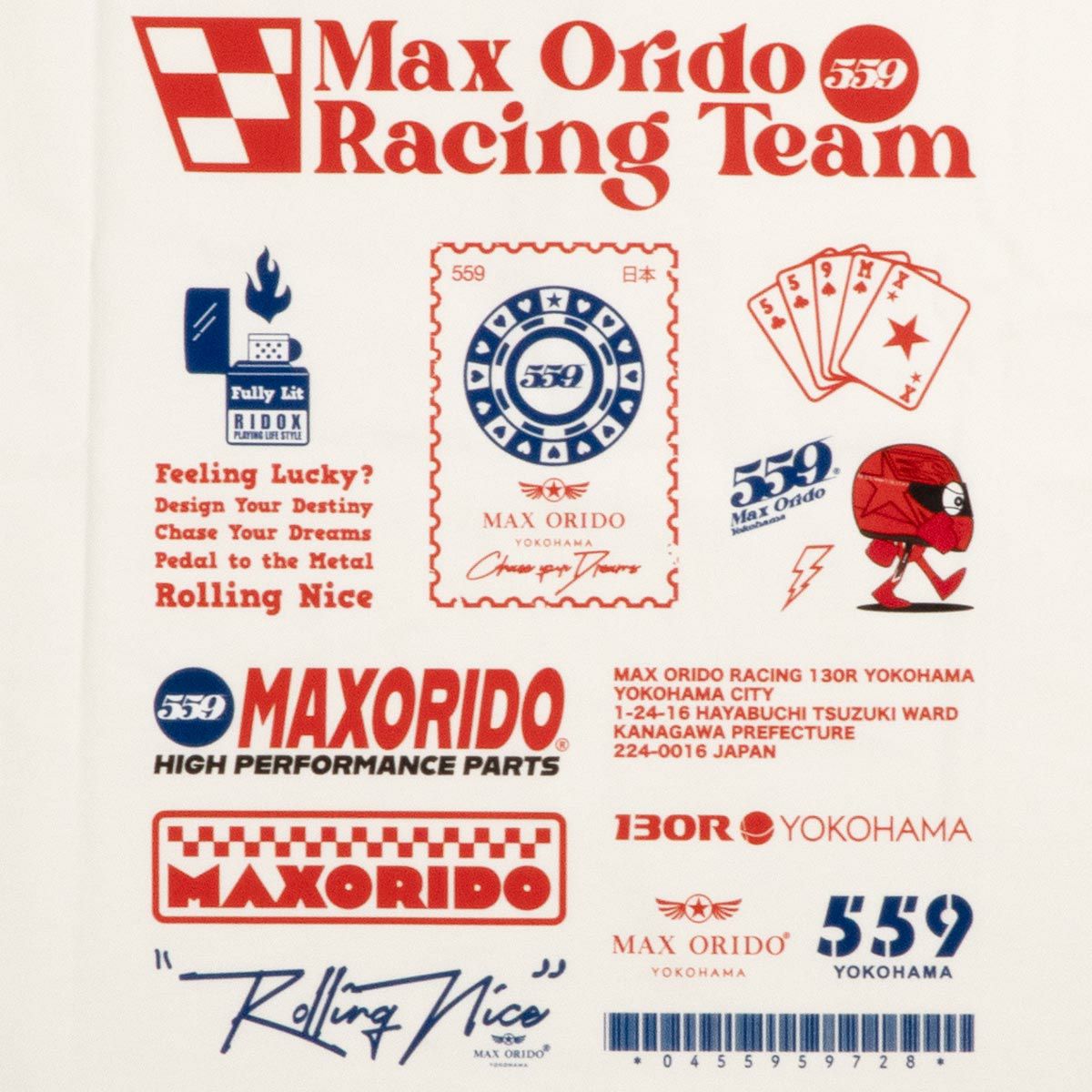 専門になります(o^^o) MAX ORIDO 559 織戸スタイル Tシャツ | モトーリモーダ公式オンライン