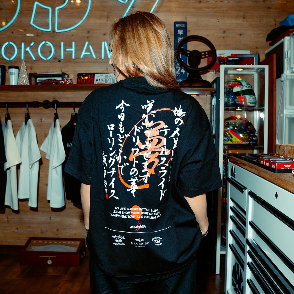 MAX ORIDO｜MAX ORIDO 織戸魂 T-Shirt｜ウェア｜モデル着用