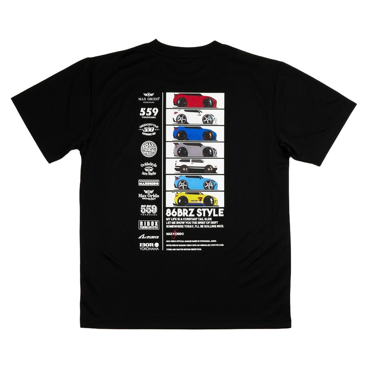 MAX ORIDO｜MAX ORIDO 86BRZ Style スポーツ Tシャツ｜ウェア