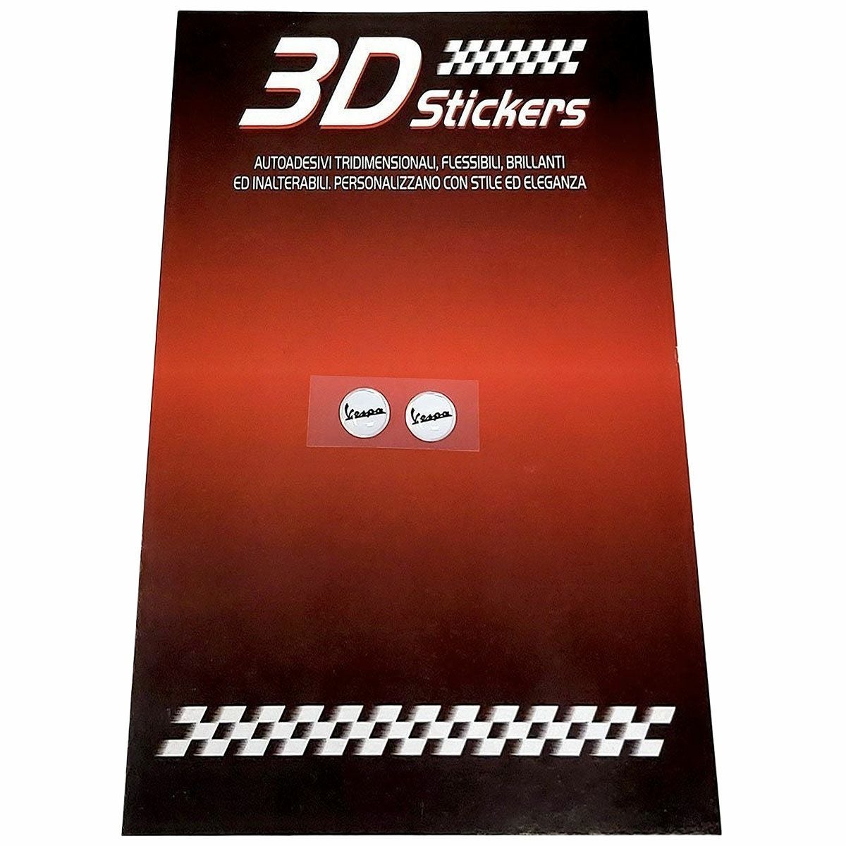 VESR　ベスプ　ステッカー ベスパ 3D ステッカー 9mm | モトーリモーダ公式オンラインショップ