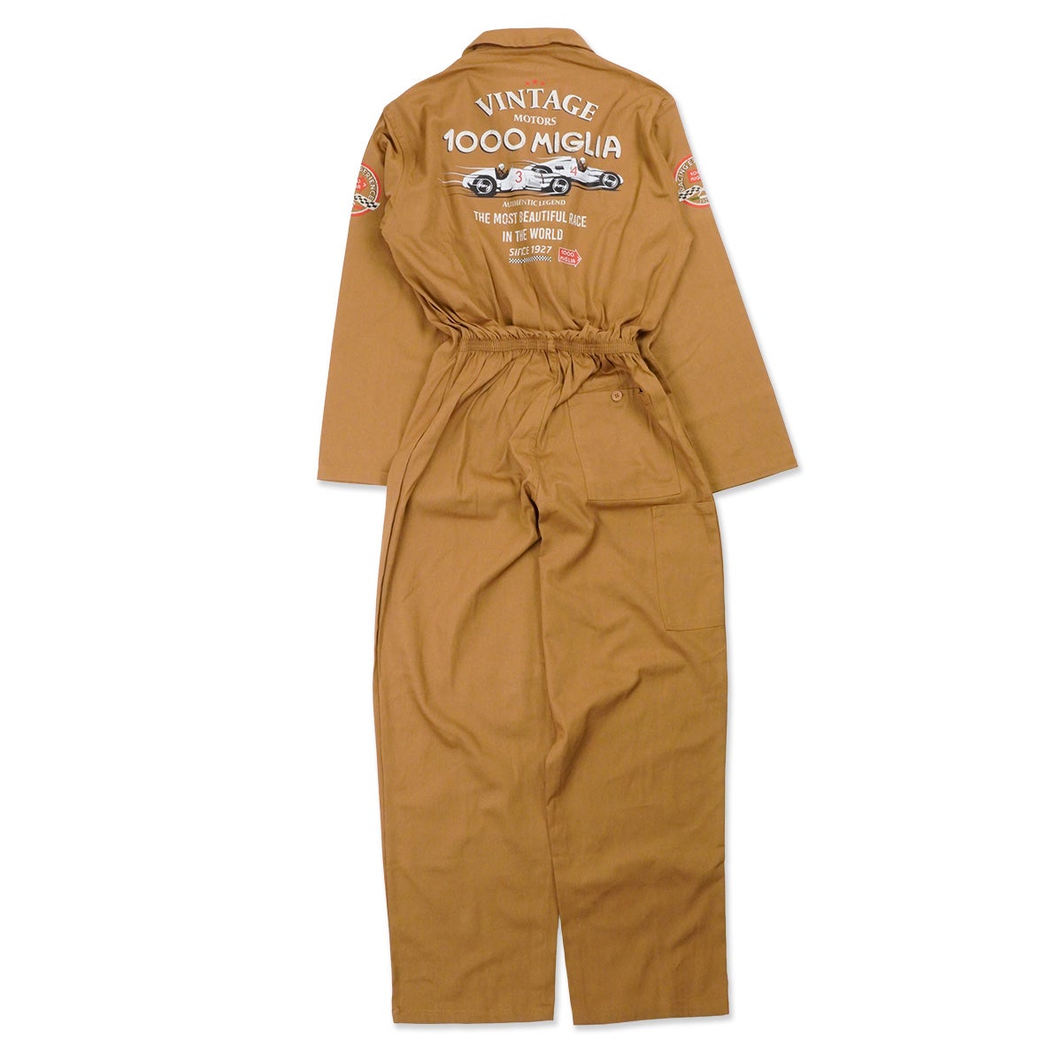 Mille Miglia｜ミッレミリア パイロットスーツ｜アウター｜カーキ｜モデル着用