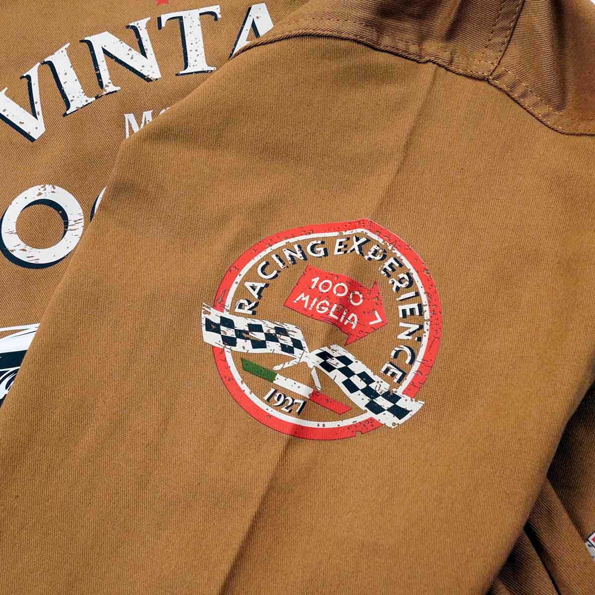 Mille Miglia｜ミッレミリア パイロットスーツ｜アウター｜カーキ｜モデル着用