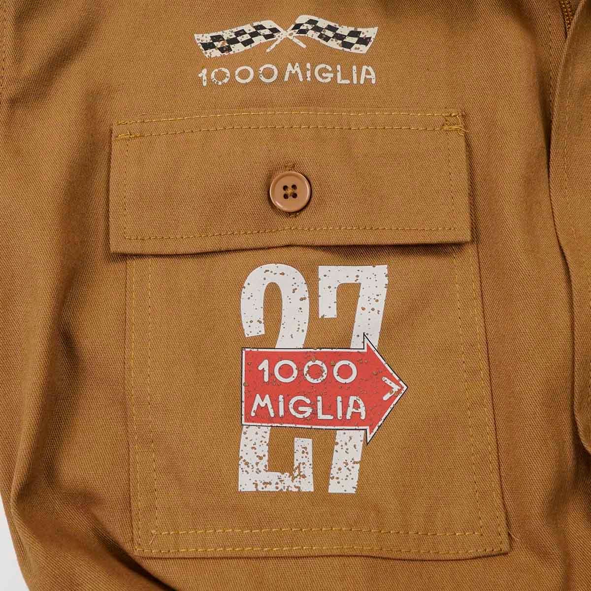 Mille Miglia｜ミッレミリア パイロットスーツ｜アウター｜カーキ｜モデル着用