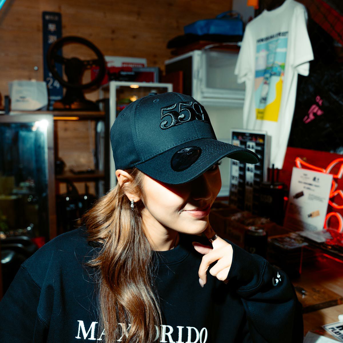 MAX ORIDO｜Max Orido 3D 559 キャップ｜帽子｜ブラック｜モデル着用