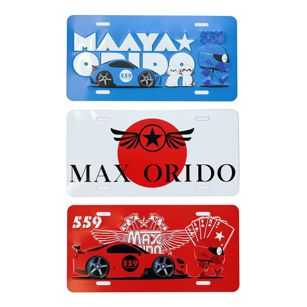 MAX ORIDO｜Max Orido ナンバープレート｜雑貨