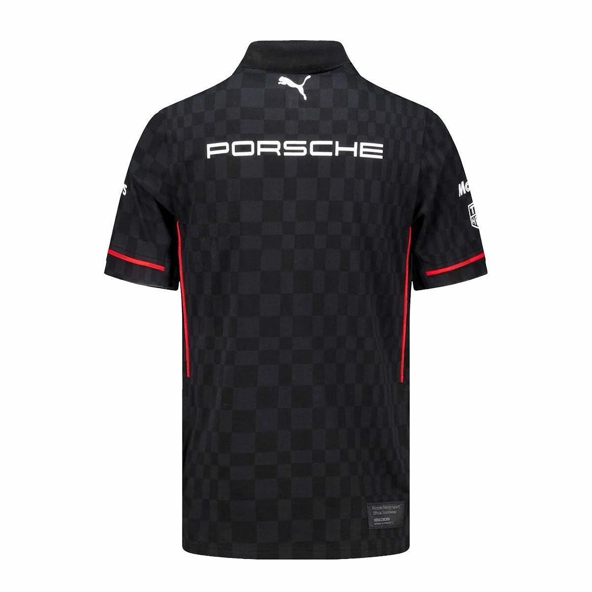 PORSCHE｜ポルシェ モータースポーツ レプリカ チーム ポロシャツ｜ウェア｜ブラック