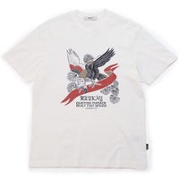 REPLAY｜フロントプリント リラックスフィット Tシャツ｜トップス｜チュラルホワイト