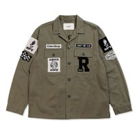 REPLAY｜カスタムパッチアーミージャケット｜ウェア｜ライトミリタリー
