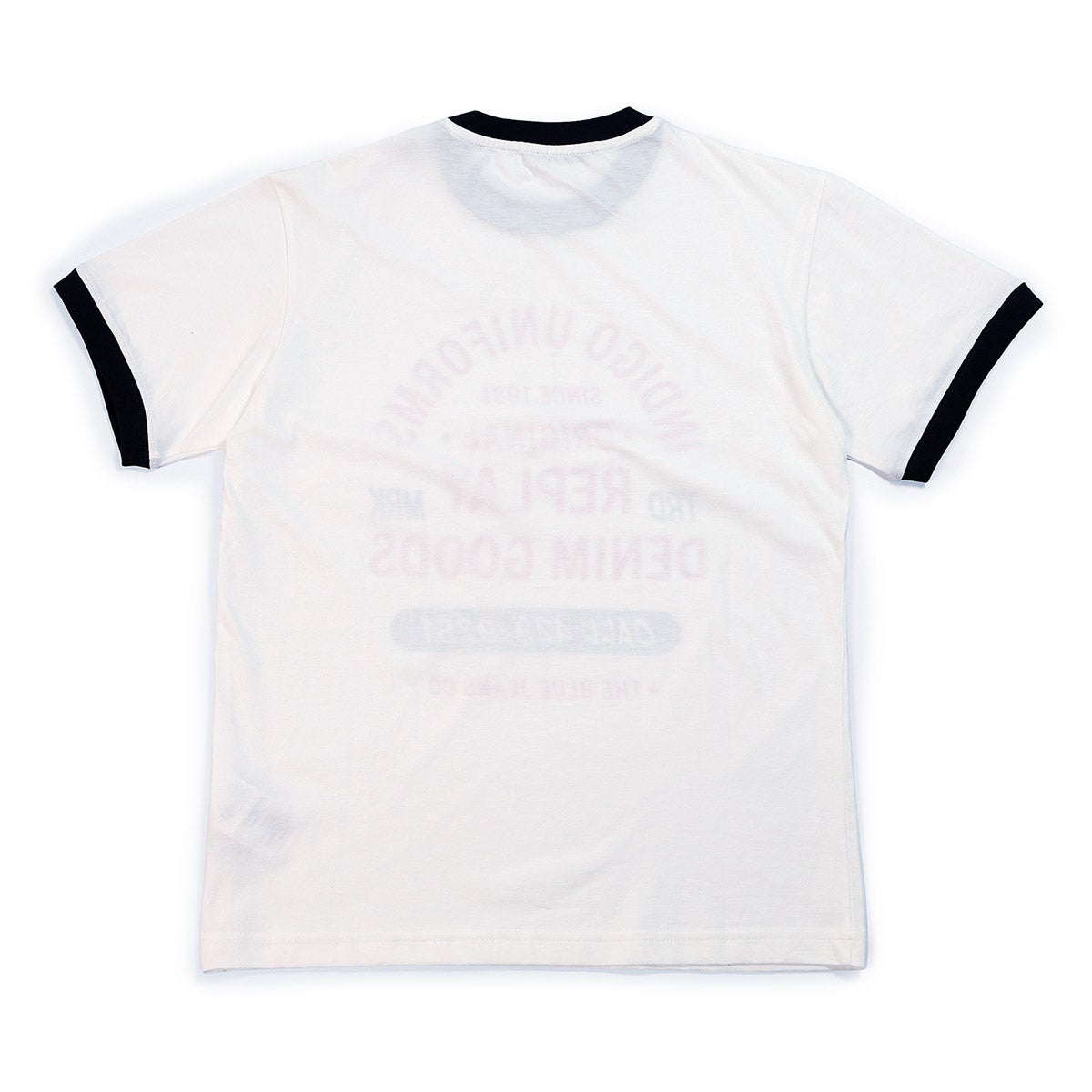 REPLAY｜レギュラーフィット フロントプリント Tシャツ｜トップス｜ナチュラルホワイト｜モデル着用