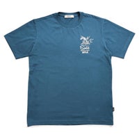 REPLAY｜カスタム プリント ジャージー Tシャツ｜トップス｜ペトロールブルー