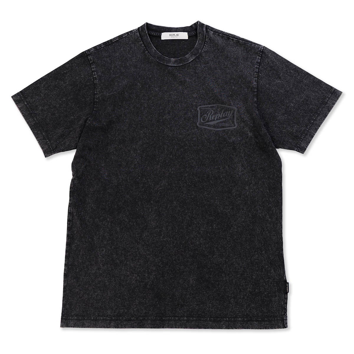 REPLAY｜レタリング ジャージー Tシャツ｜トップス