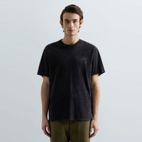 REPLAY｜レタリング ジャージー Tシャツ｜トップス｜ブラックボード｜モデル着用