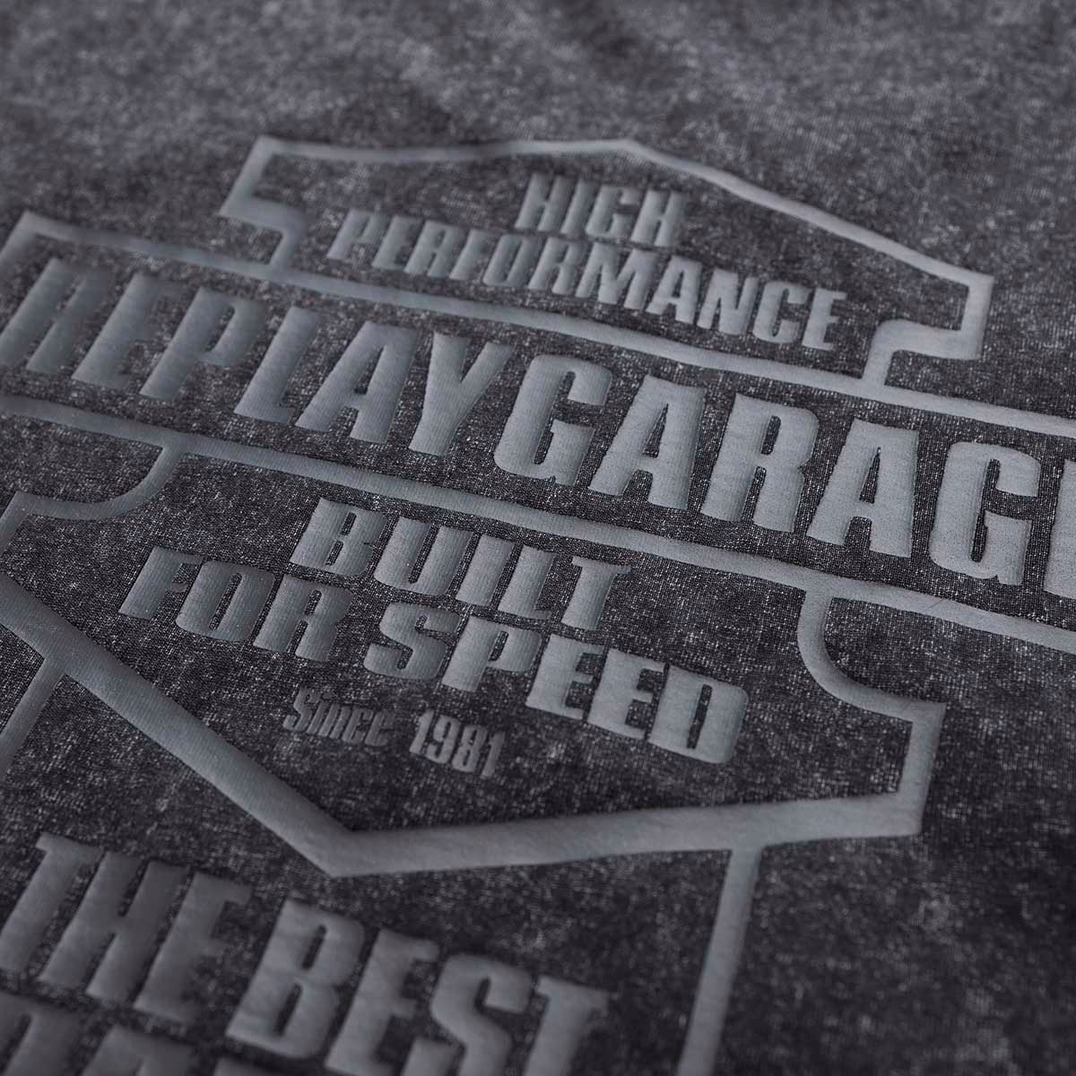 REPLAY｜レタリング ジャージー Tシャツ｜トップス｜ブラックボード｜モデル着用