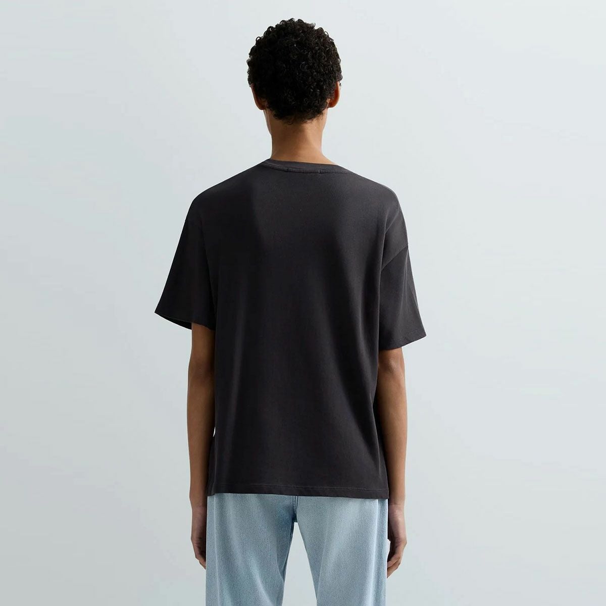 REPLAY｜グラフィックプリント ジャージー Tシャツ｜トップス｜ブラックボード｜モデル着用