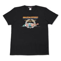 MZRacing｜マツダ 787B イラストTシャツ MAZDA SPEED｜ウェア｜ブラック