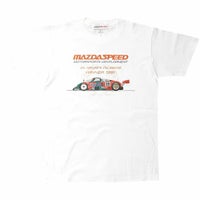 MZRacing｜マツダ 787B イラストTシャツ MAZDA SPEED｜ウェア｜ホワイト