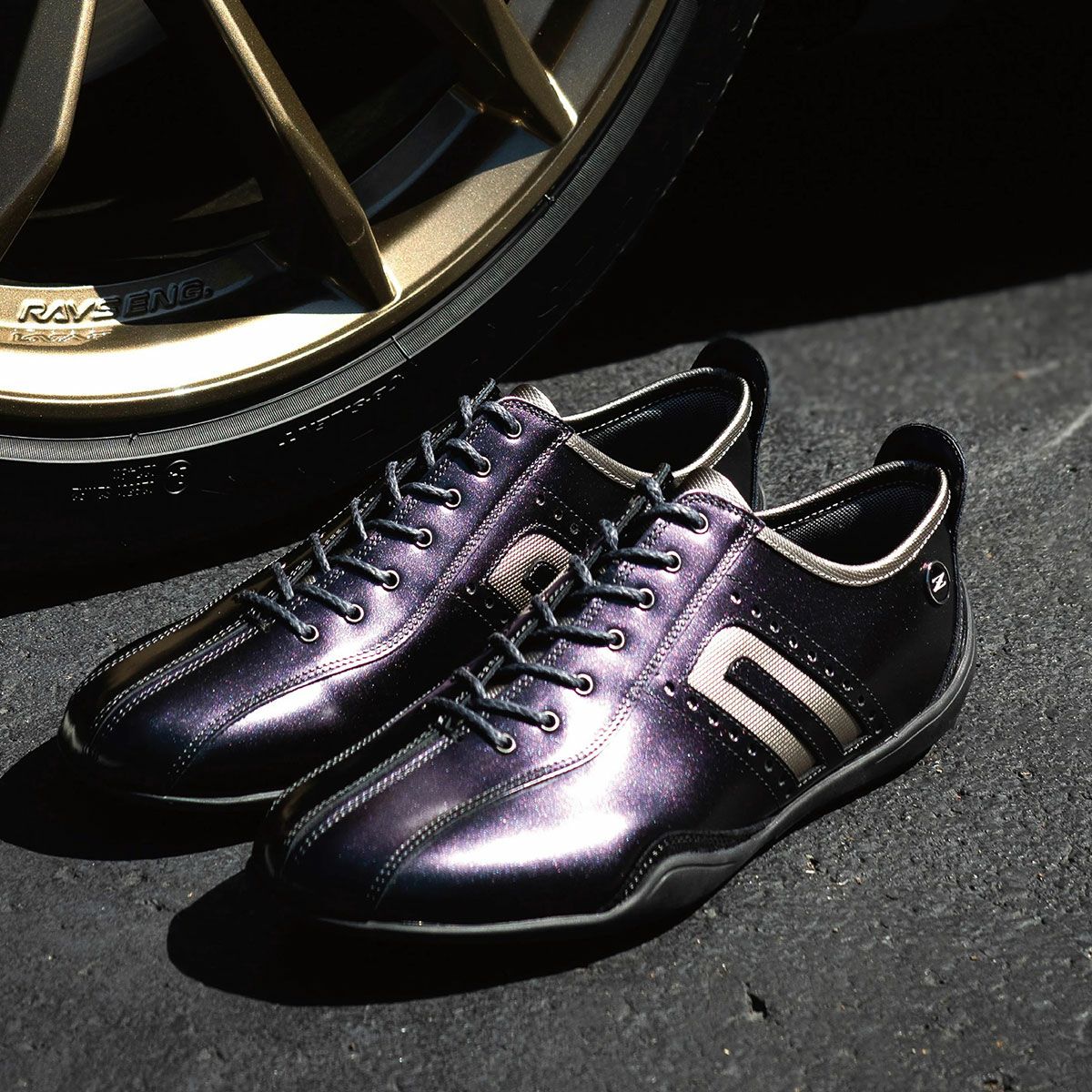 NEGRONI｜イデアコルサ×NISSAN Z｜スニーカー｜ミッドナイトパープル｜イメージ