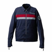 56design｜フィフティーズ ブルゾン ’26｜アウター｜ネイビー×スカイブルー