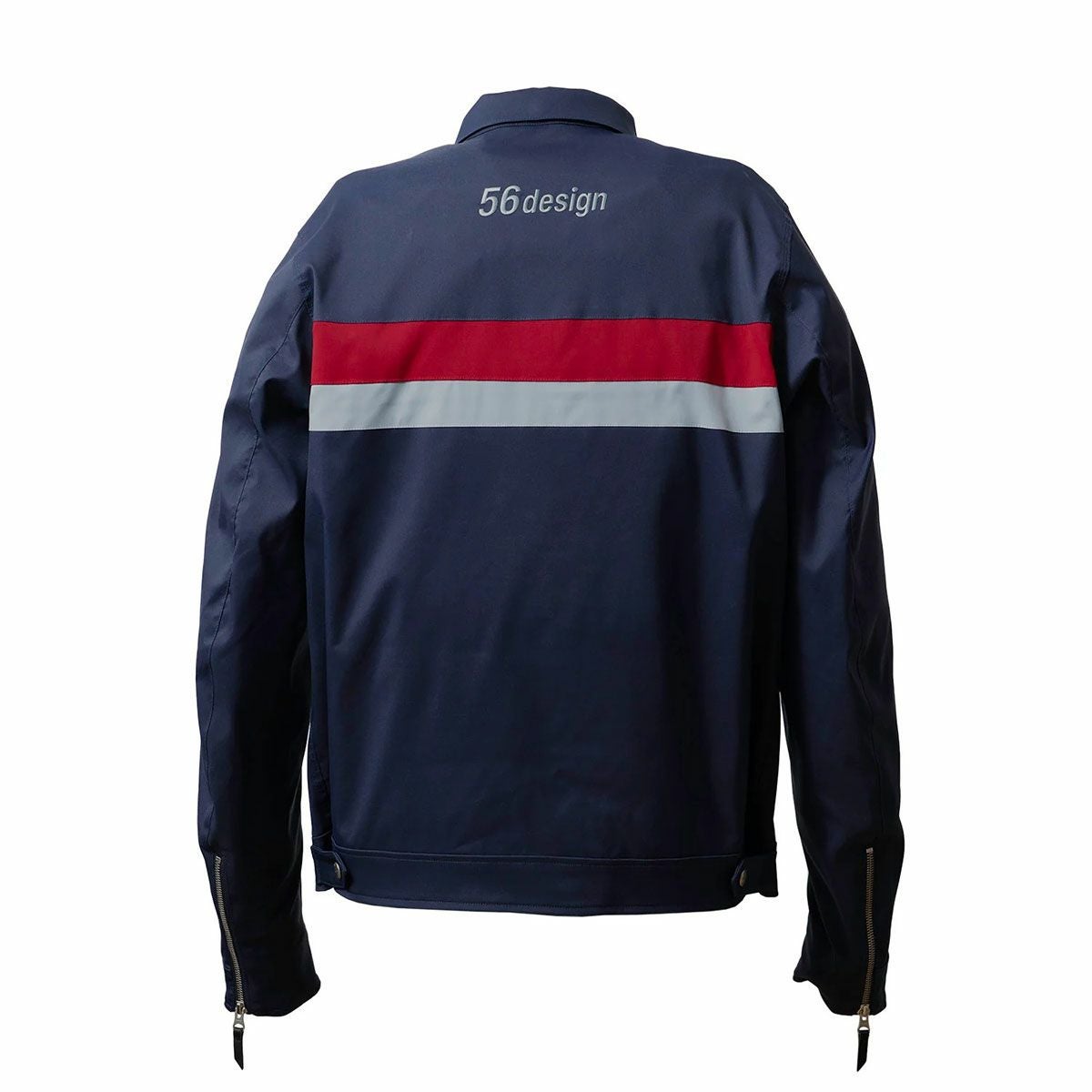 56design｜フィフティーズ ブルゾン ’26｜アウター｜ネイビー×スカイブルー