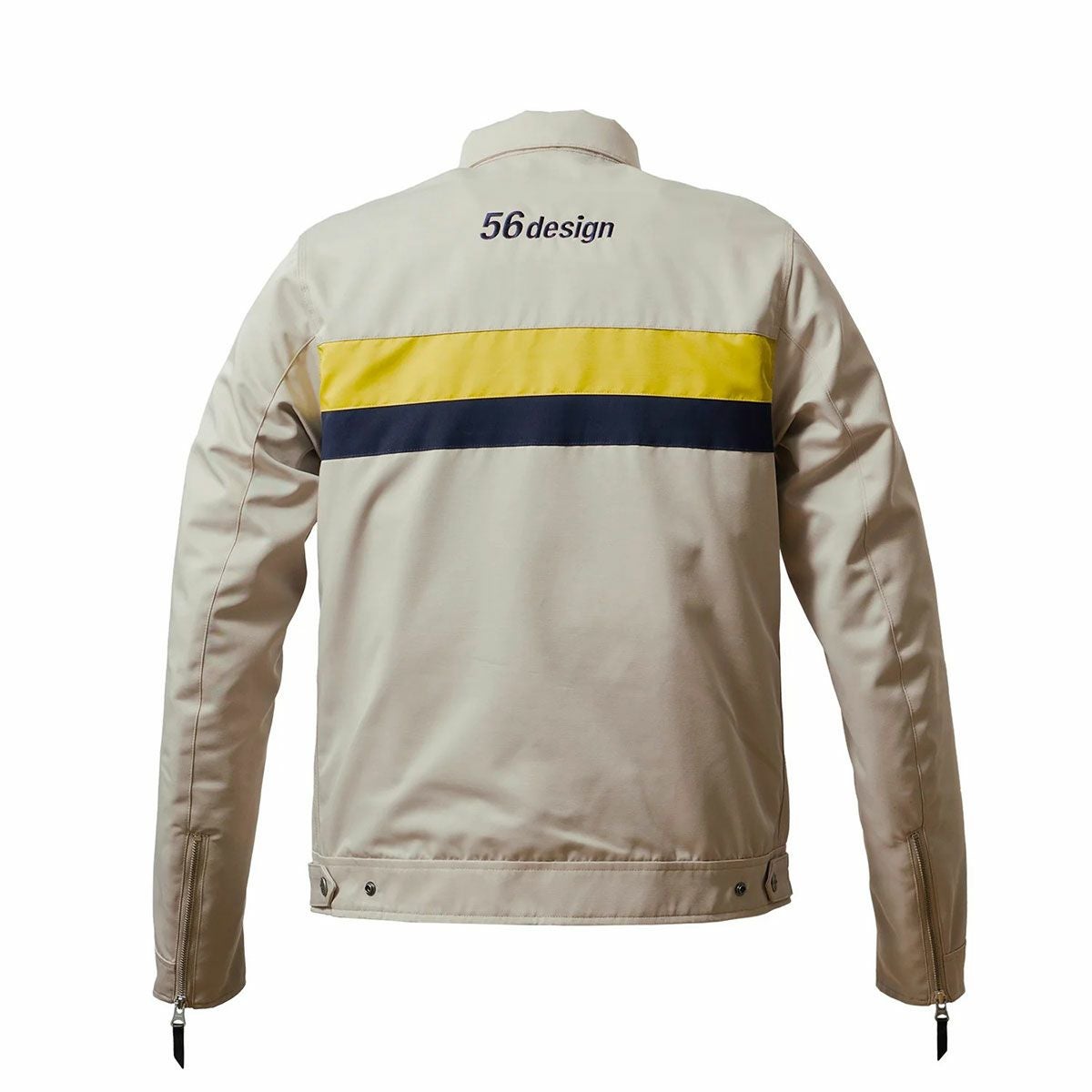 56design｜フィフティーズ ブルゾン ’26｜アウター｜ライトベージュ×ネイビー
