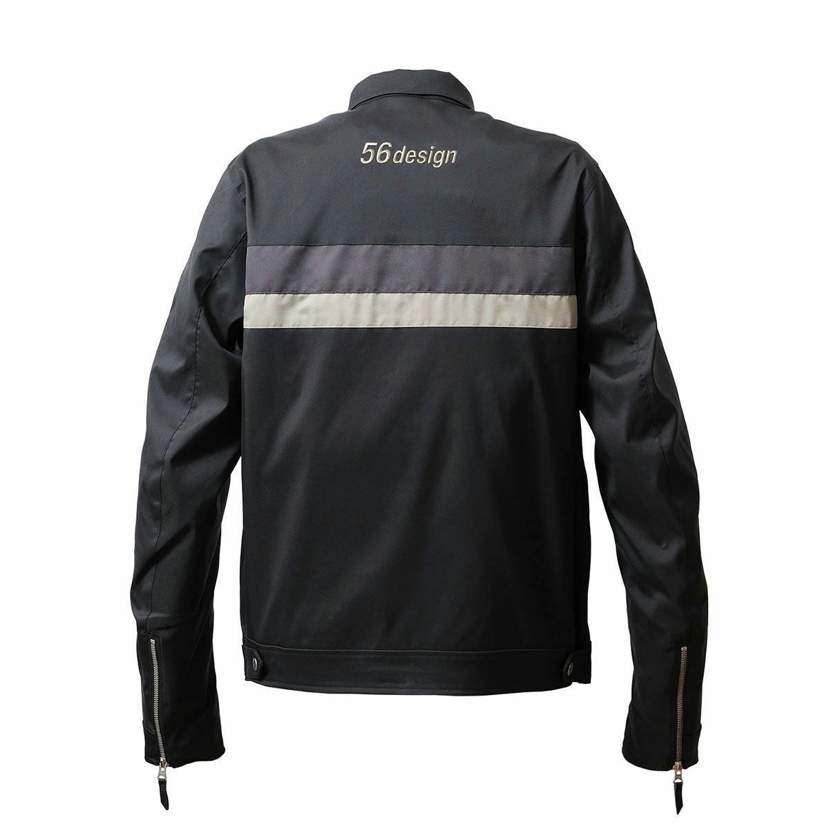 56design｜フィフティーズ ブルゾン ’26｜アウター｜ブラック×ライトグレー