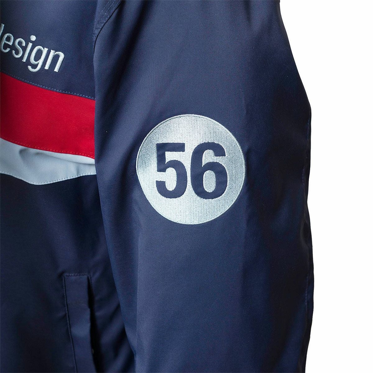 56design｜フィフティーズ ブルゾン ’26｜アウター｜ネイビー×スカイブルー