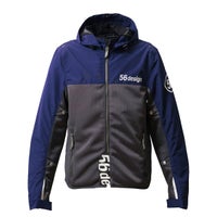 56design｜ハーフ メッシュ パーカー エヴォ 2 ’26｜アウター｜ダークグレー×ネイビー