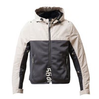 56design｜ハーフ メッシュ パーカー エヴォ 2 ’26｜アウター｜ダークグレー×ライトグレージュ