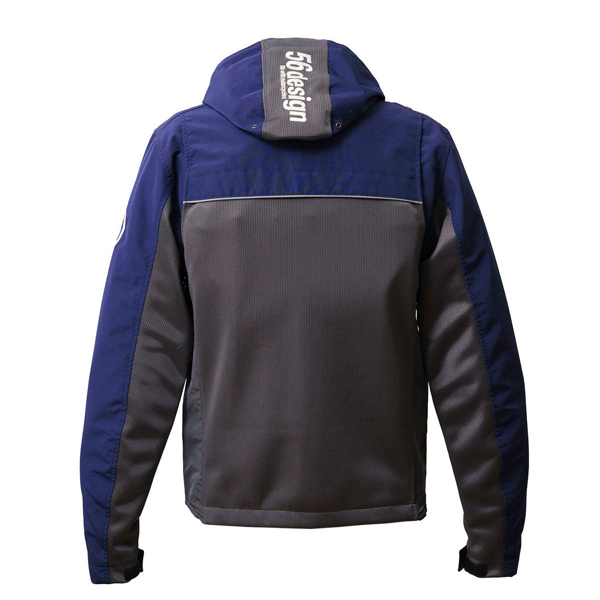 56design｜ハーフ メッシュ パーカー エヴォ 2 ’26｜アウター｜ダークグレー×ネイビー