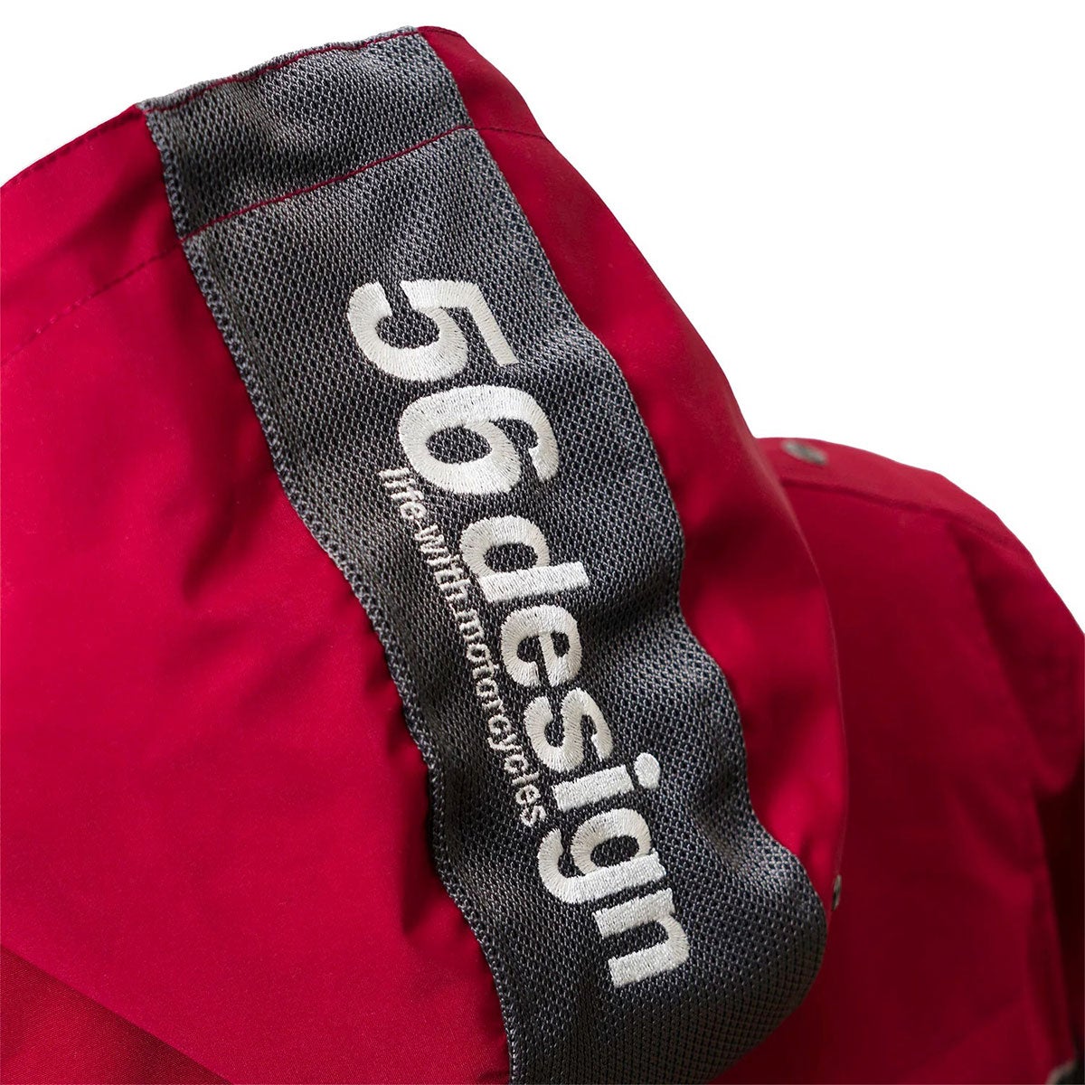 56design｜ハーフ メッシュ パーカー エヴォ 2 ’26｜アウター｜ダークグレー×レッド