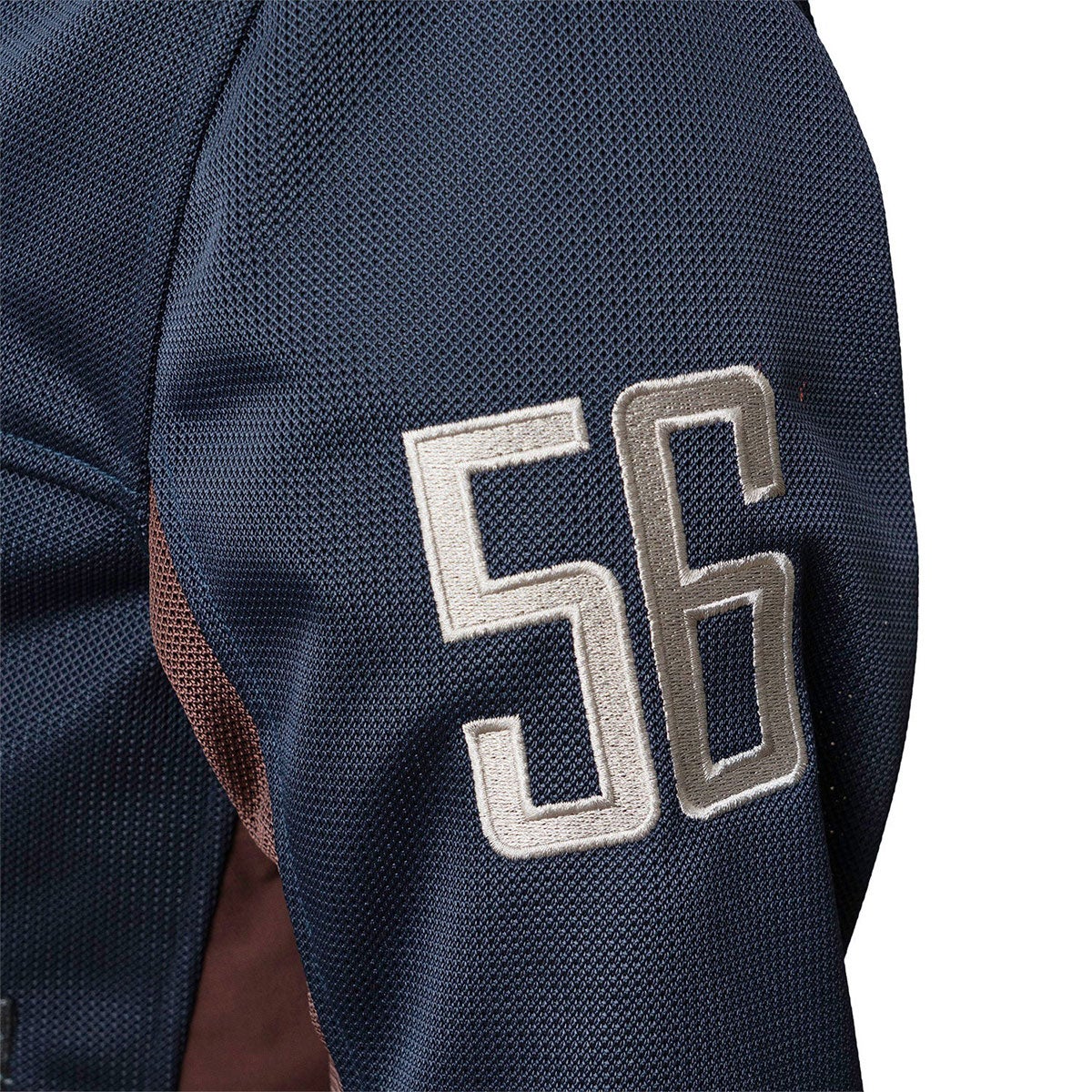 56design｜カラー フーディー メッシュ ジャケット エヴォ ’26｜アウター｜ネイビー×イエローオーカー