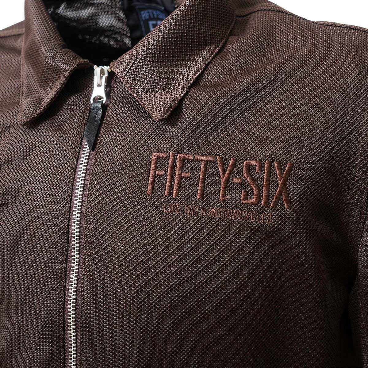 56design｜ワーカー メッシュジャケット ’26｜アウター｜チョコレート