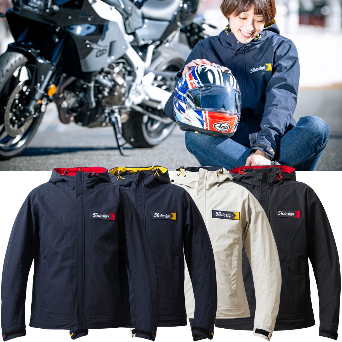 56design｜ベーシック フーディ｜アウター