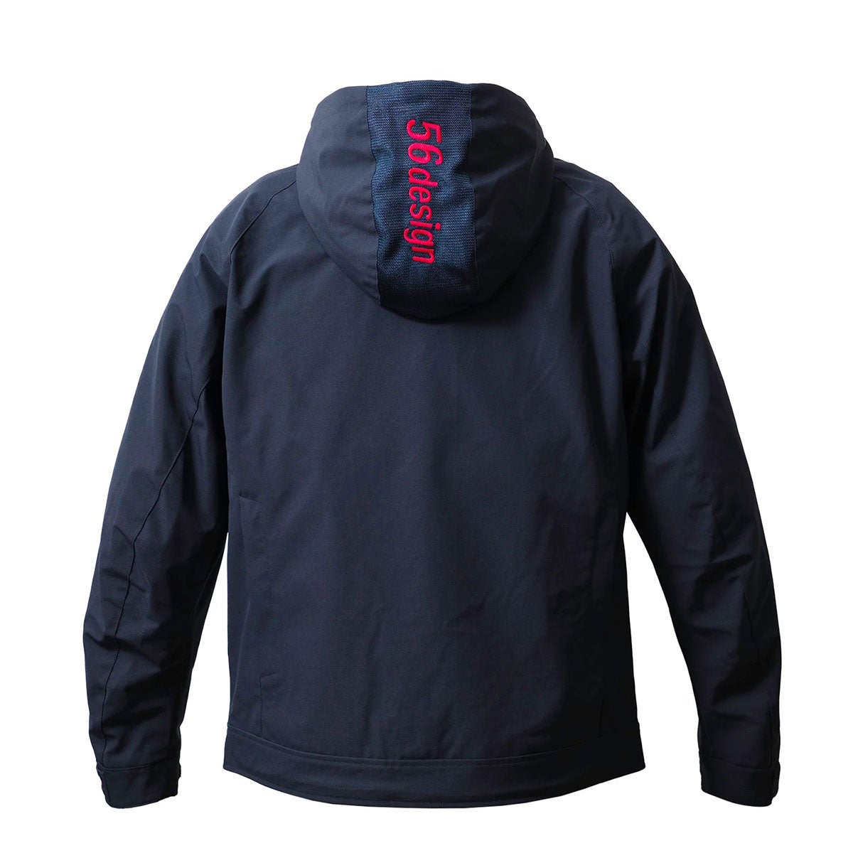 56design｜ベーシック フーディ｜アウター｜ネイビー×レッド