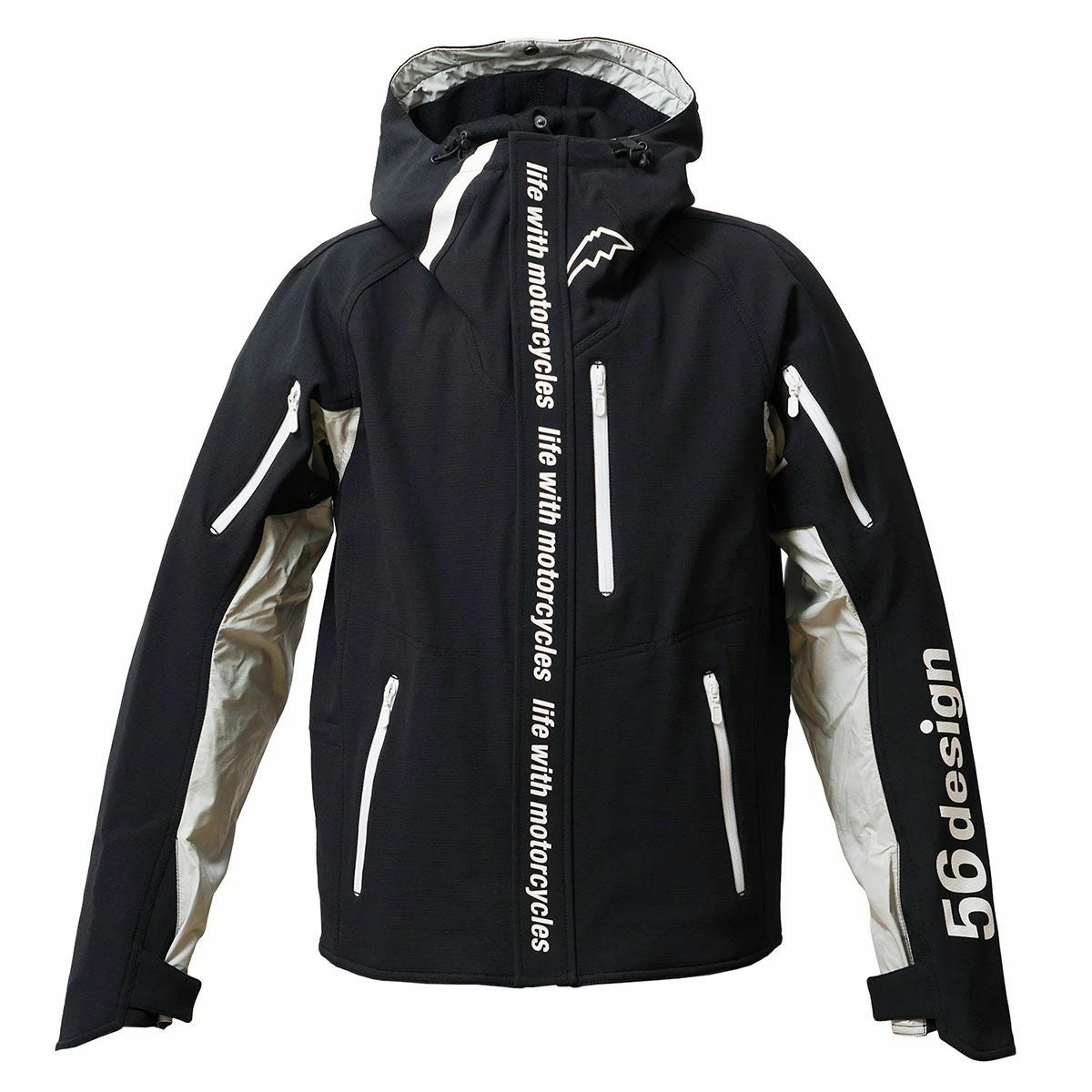 56design｜アクシス ジャケット ’26｜アウター｜ブラック×アイボリー