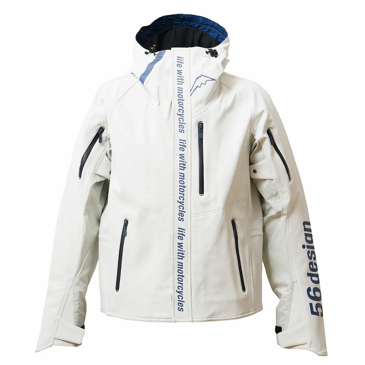 56design｜アクシス ジャケット ’26｜アウター｜ホワイト×ダークネイビー